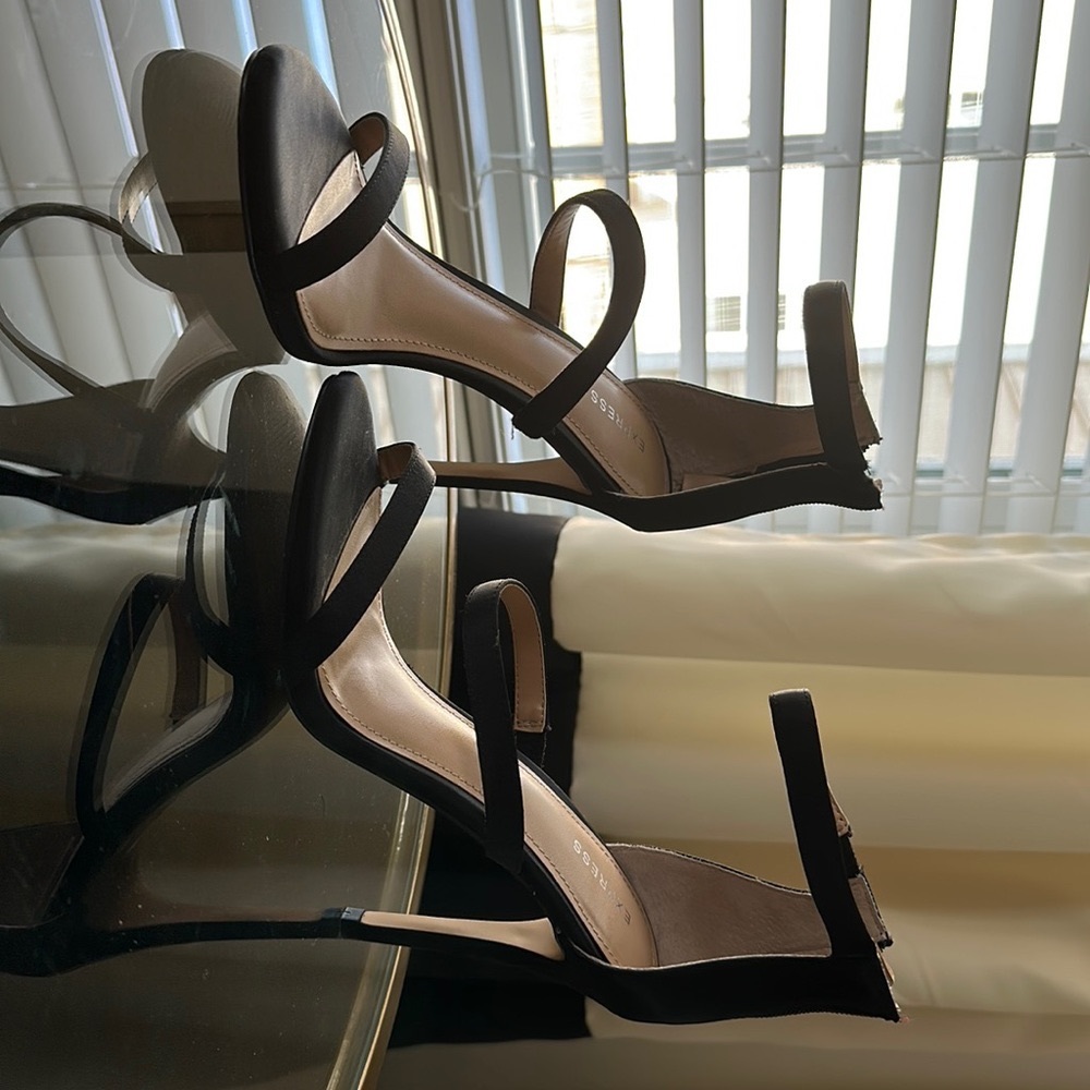 Express satin dress shoes